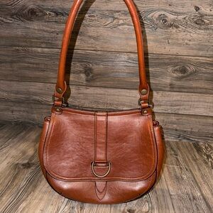 Simply Noelle Brown Round Shoulder Bag